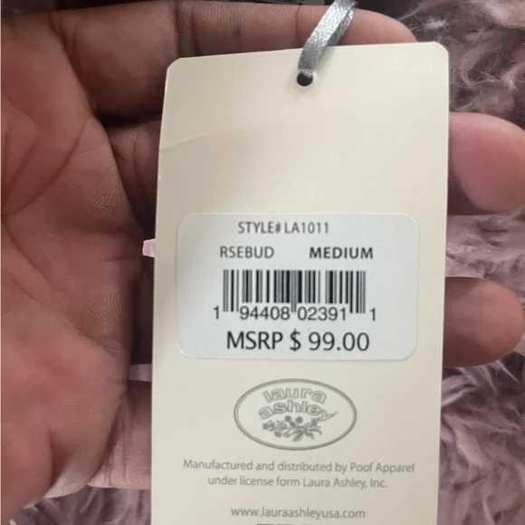 LAURA ASHLEY SWEATER ROSEBUD SZ. MEDIUM - Picture 6 of 7